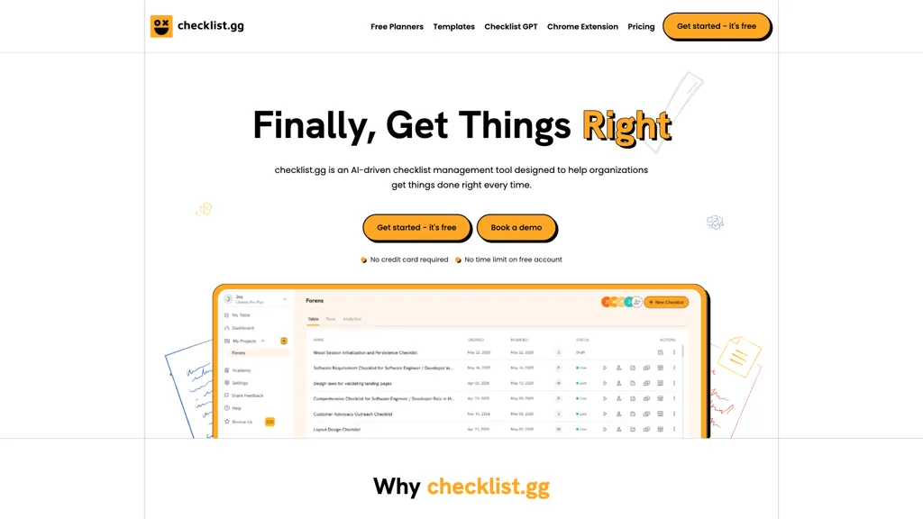 checklist.gg 官网截图