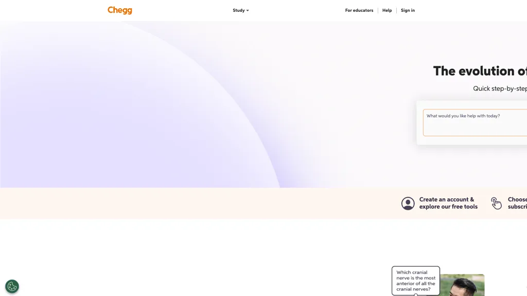 Chegg 官网截图