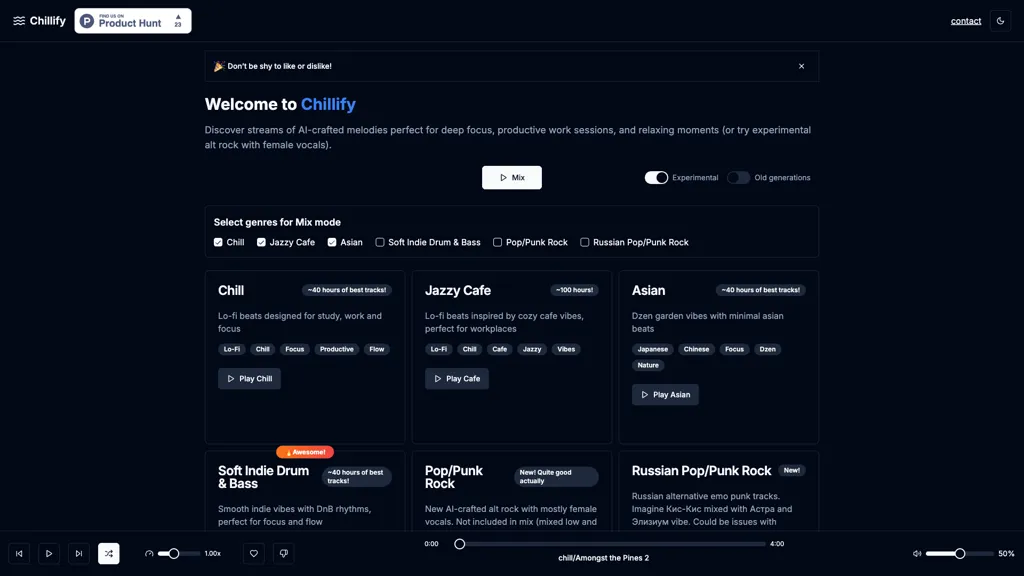 Chillify 工具截图