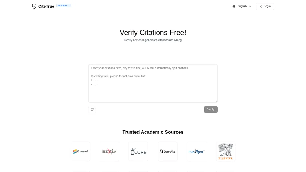 CiteTrue 工具截图