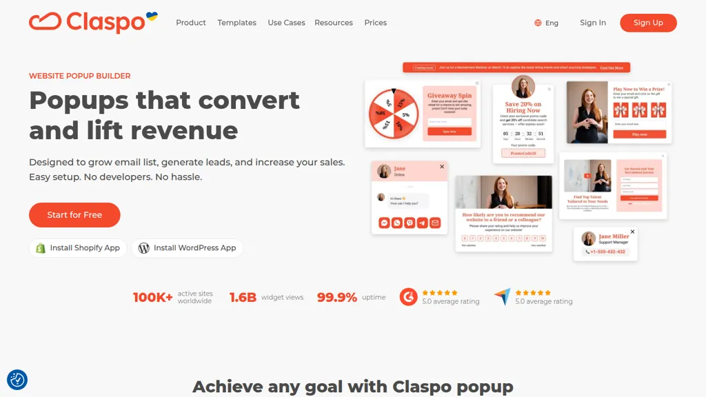 Claspo 工具截图