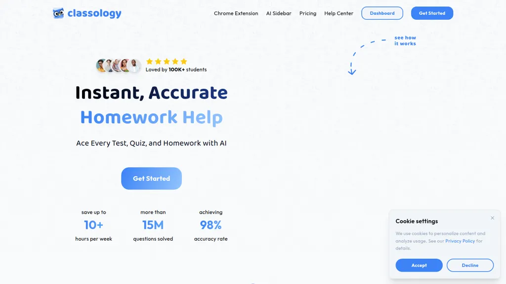 Classology AI 官网截图