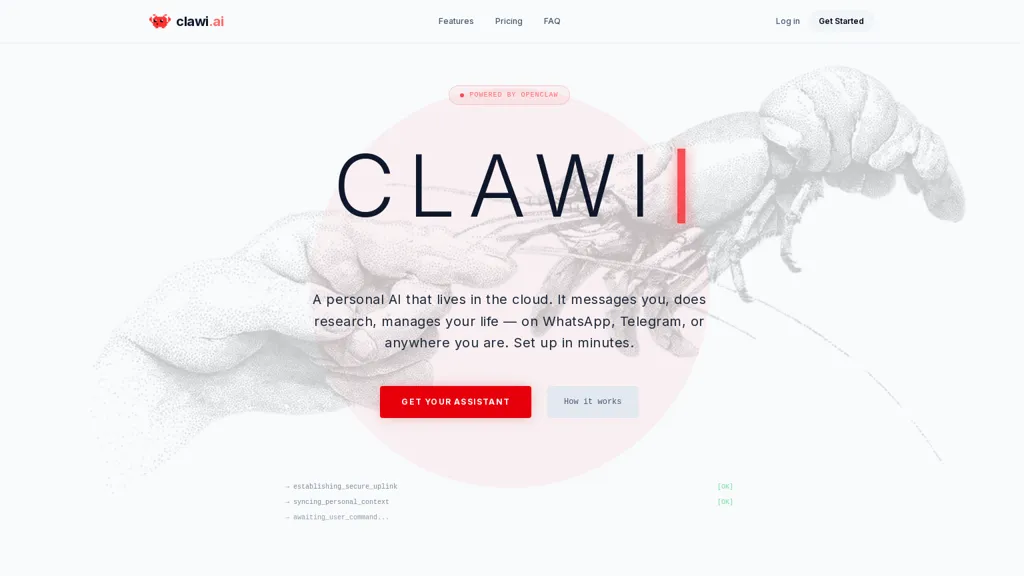 Clawi.ai 工具截图