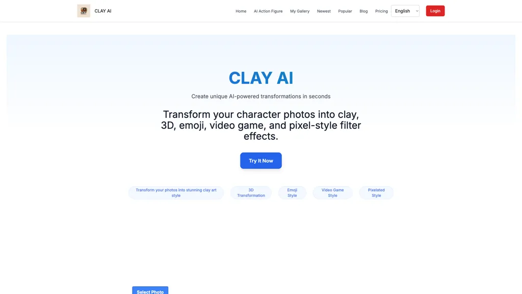clayai 官网截图