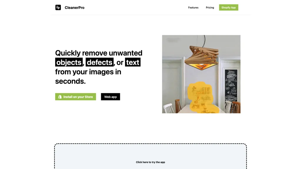 CleanerPro Image Editor 官网截图