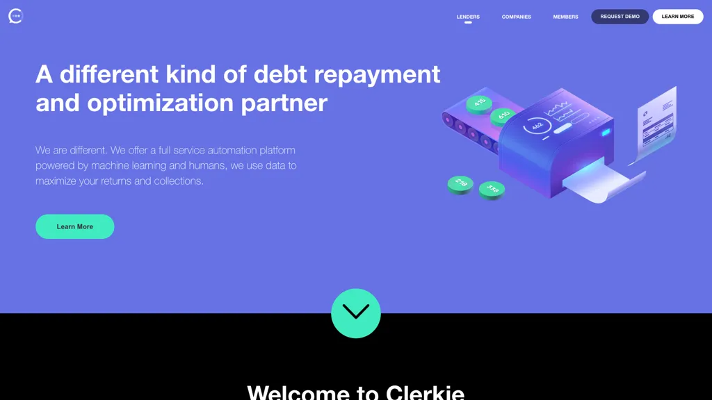 clerkie.io 官网截图