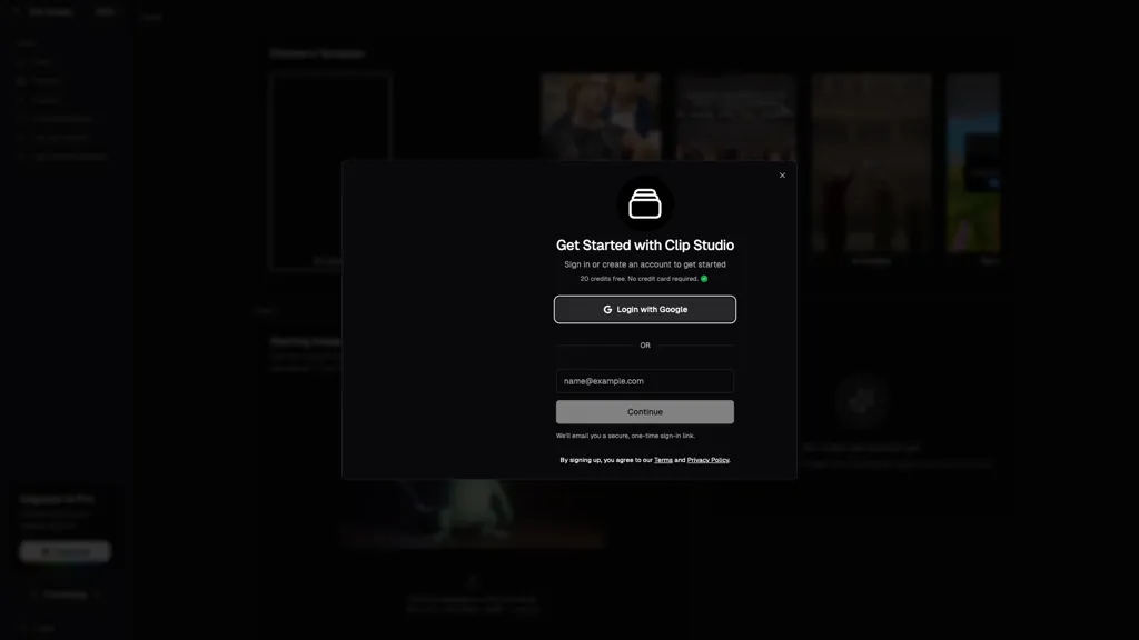 Clip Studio 官网截图