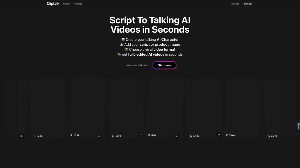 Cliptalk 官网截图