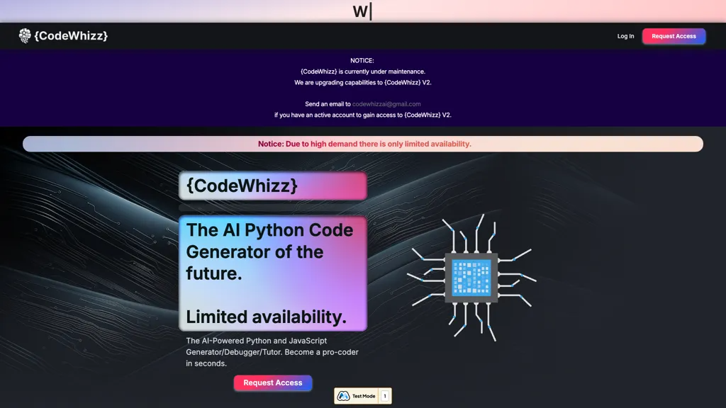 CodeWhizz 官网截图