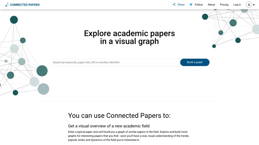 Connected Papers 工具截图