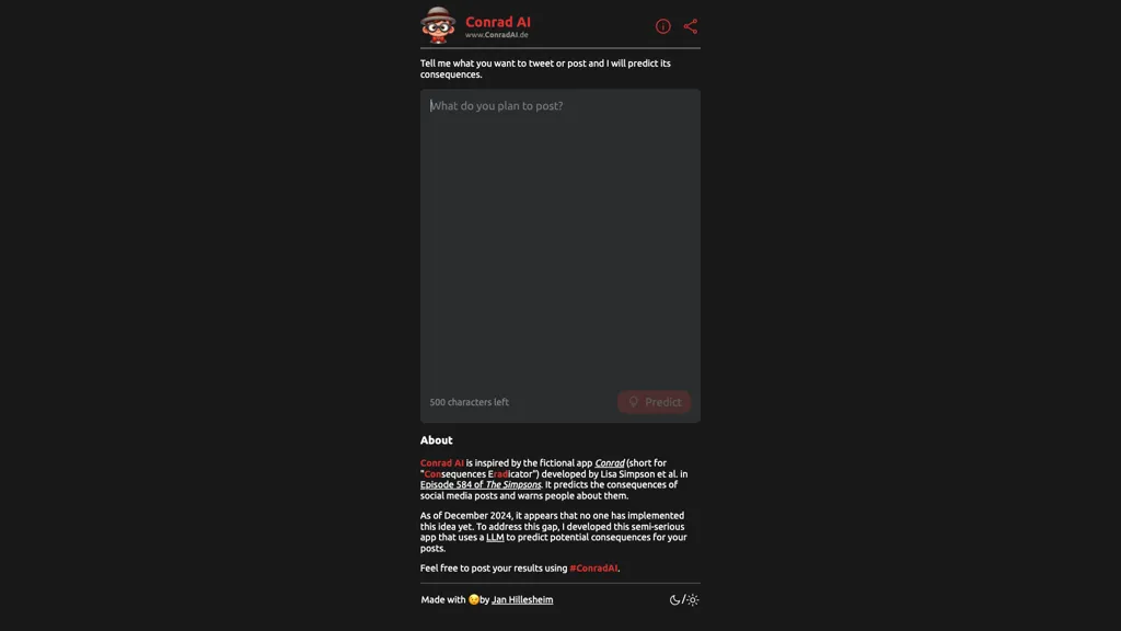 ConradAI.de 官网截图