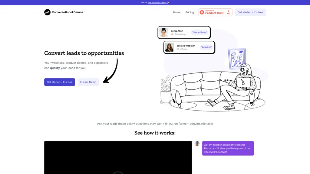 Conversational Demos 官网截图