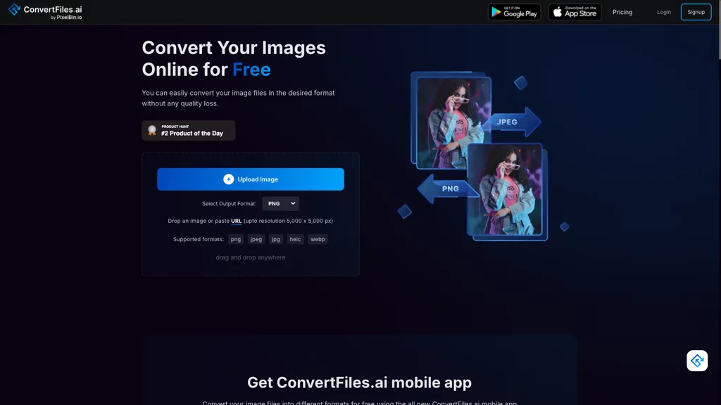 Convertfiles.ai 官网截图