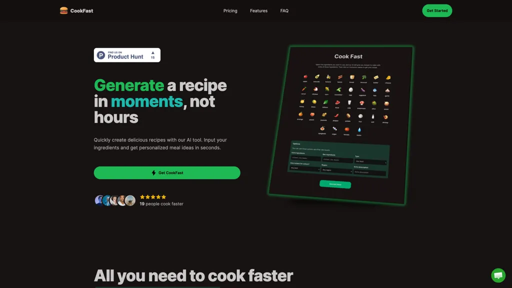 Cookfast 工具截图