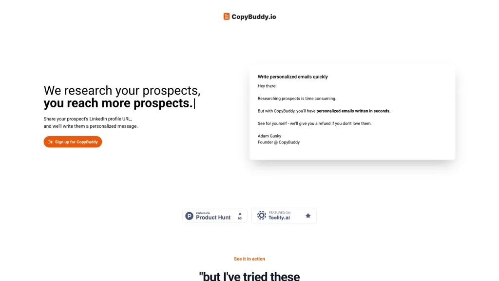 CopyBuddy.io 工具截图