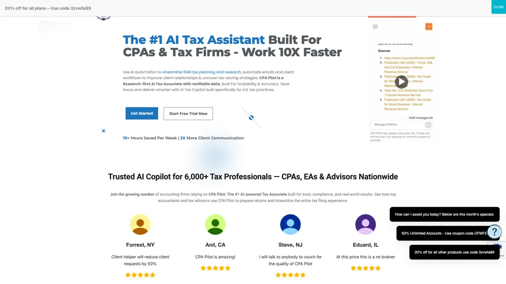 CPA Pilot 官网截图