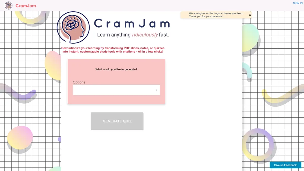 CramJam 官网截图