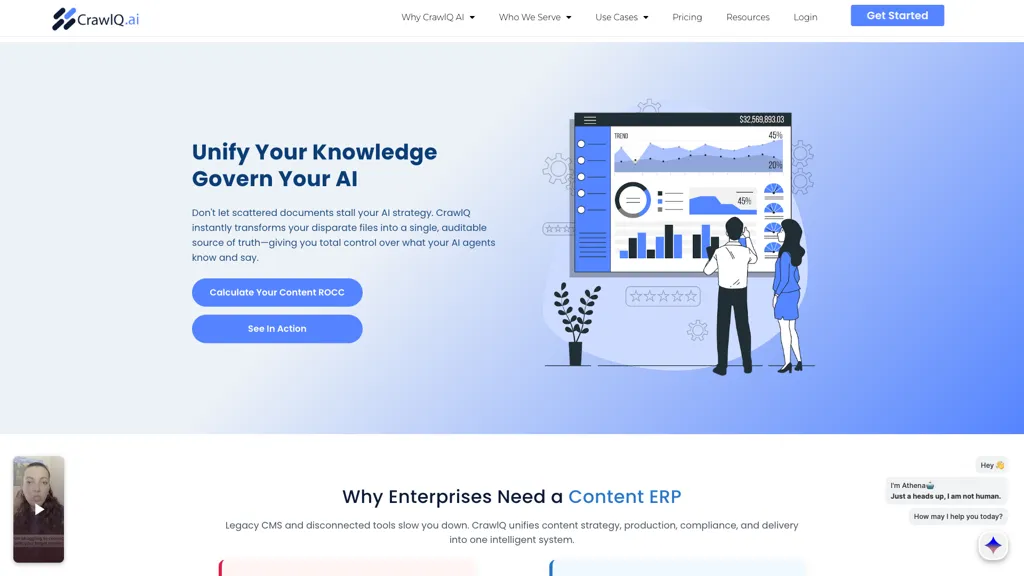 CrawlQ.ai 官网截图