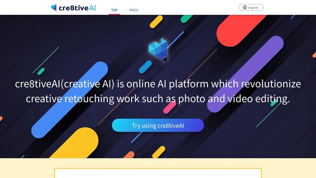 cre8tiveAI 官网截图