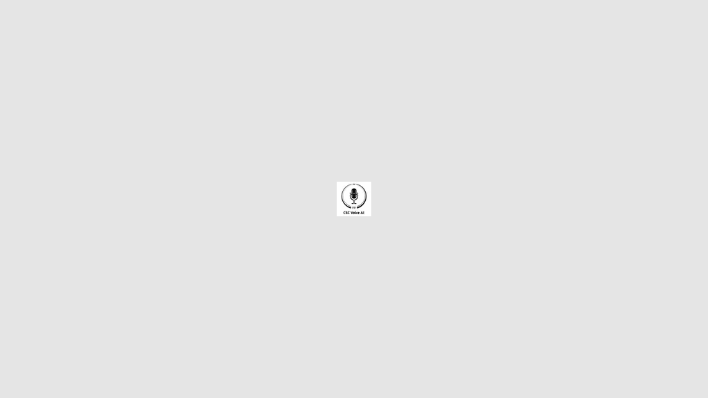 CSC Voice AI 官网截图