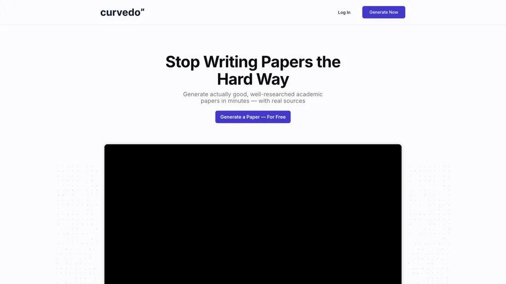 Curvedo 官网截图