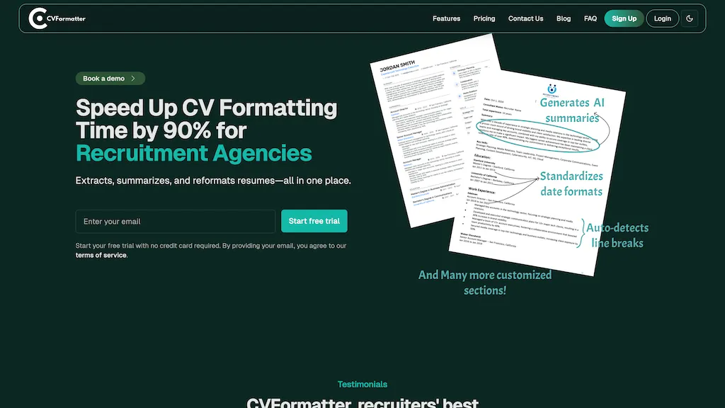 CVFormatter 工具截图