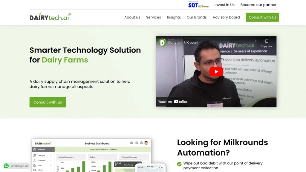 Dairytech.ai 官网截图