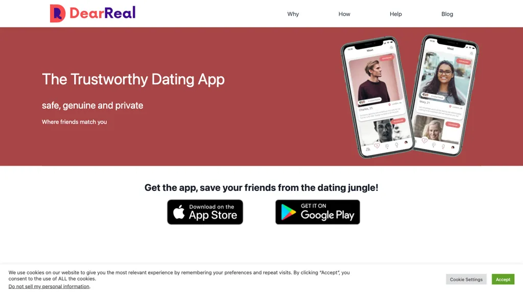 DearReal 官网截图