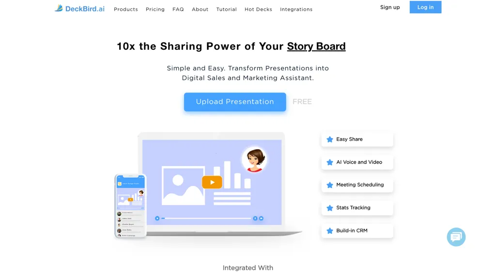 DeckBird.ai 官网截图