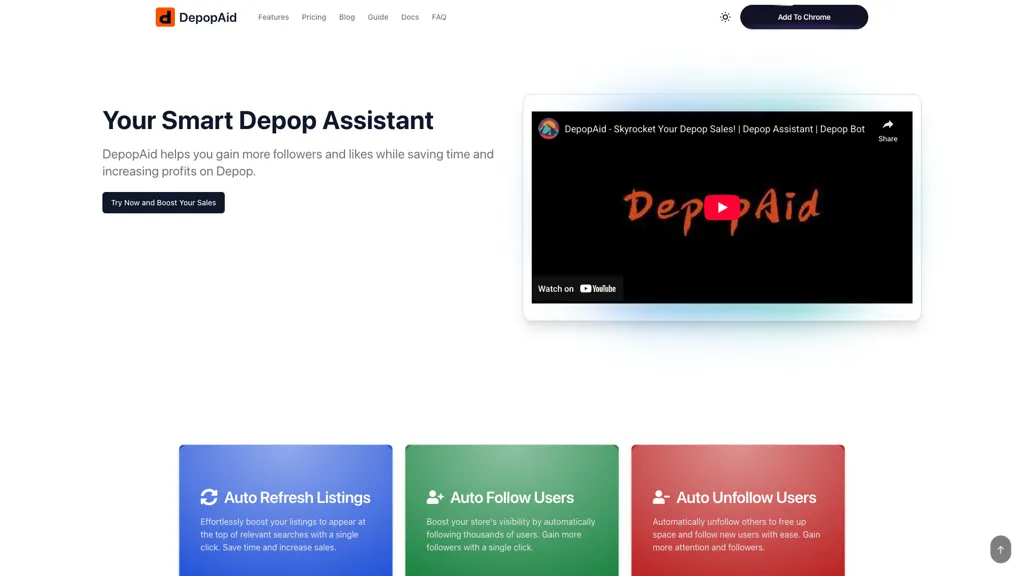 DepopAid 工具截图