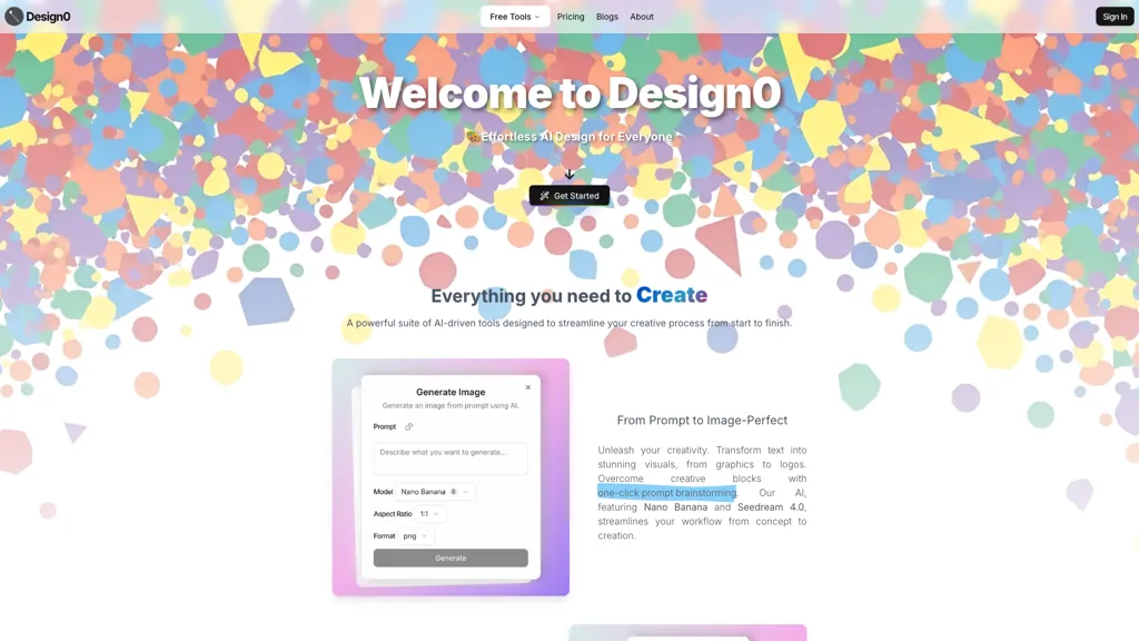 design0.ai 工具截图