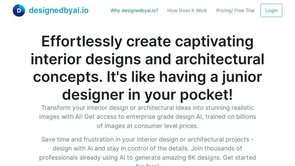 Designedbyai 官网截图