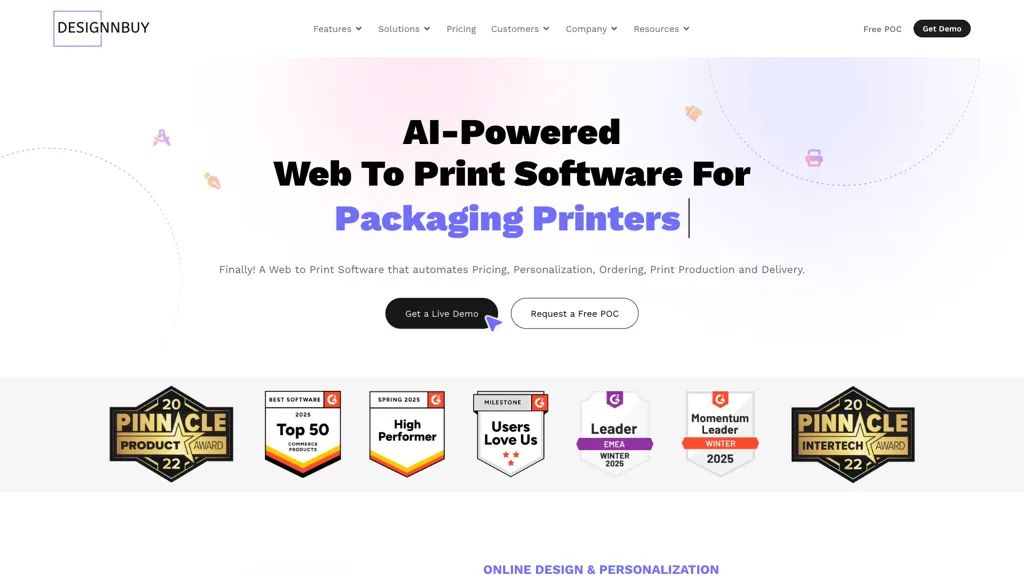 DesignNBuy 官网截图