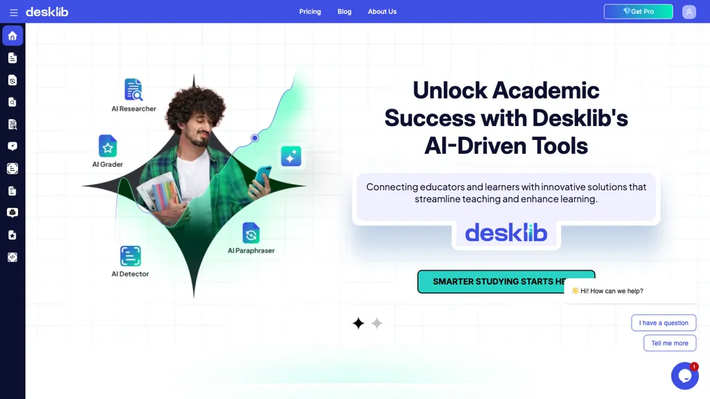 Desklib 官网截图