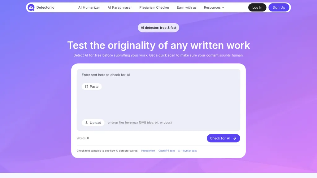 Detector.io 工具截图