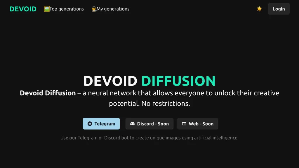 Devoid AI 工具截图