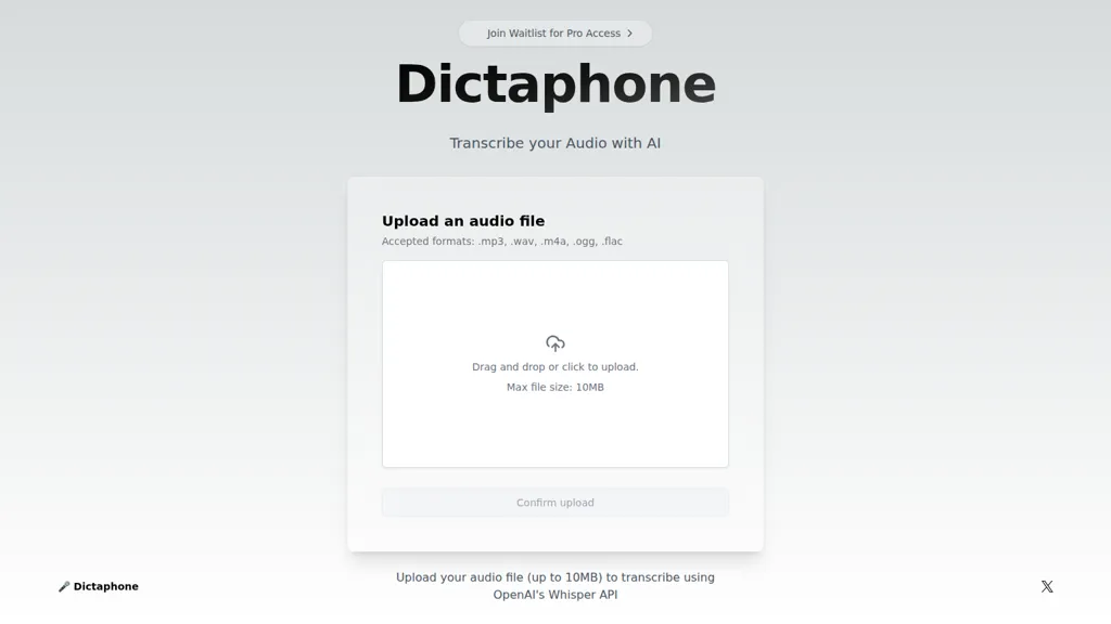 Dictaphone 官网截图