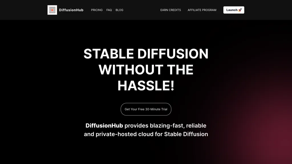 DiffusionHub 工具截图