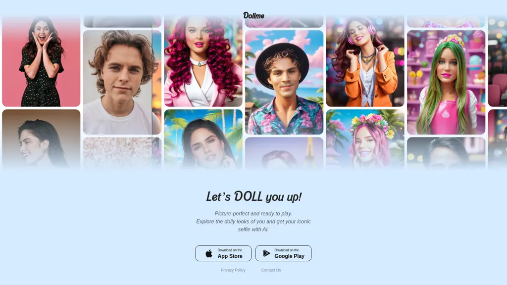 DollMe 官网截图