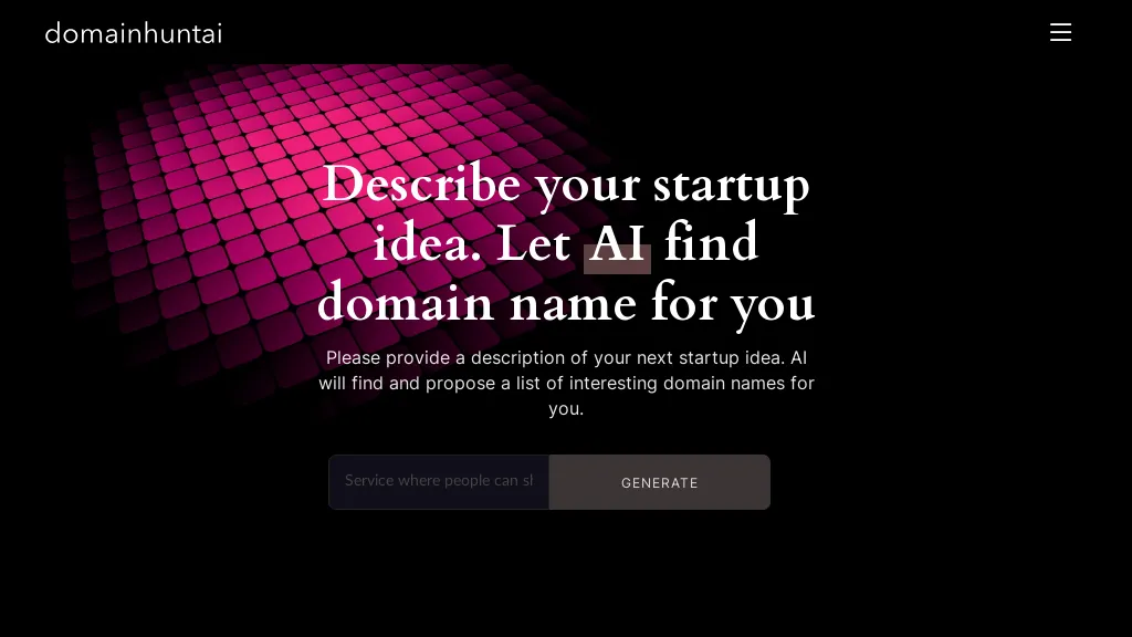 DomainHunt 官网截图