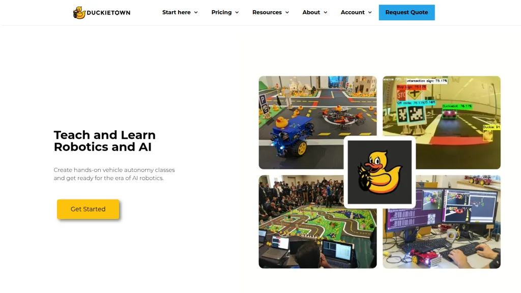 Duckietown 官网截图