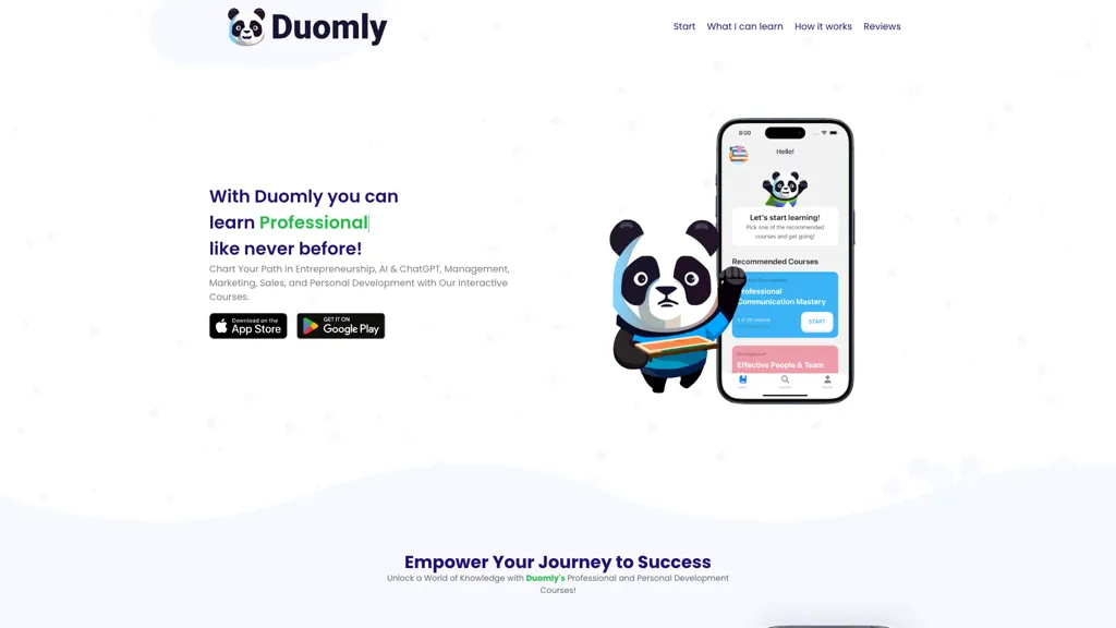 Duomly 官网截图