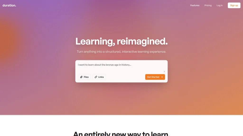 duration.ai 官网截图