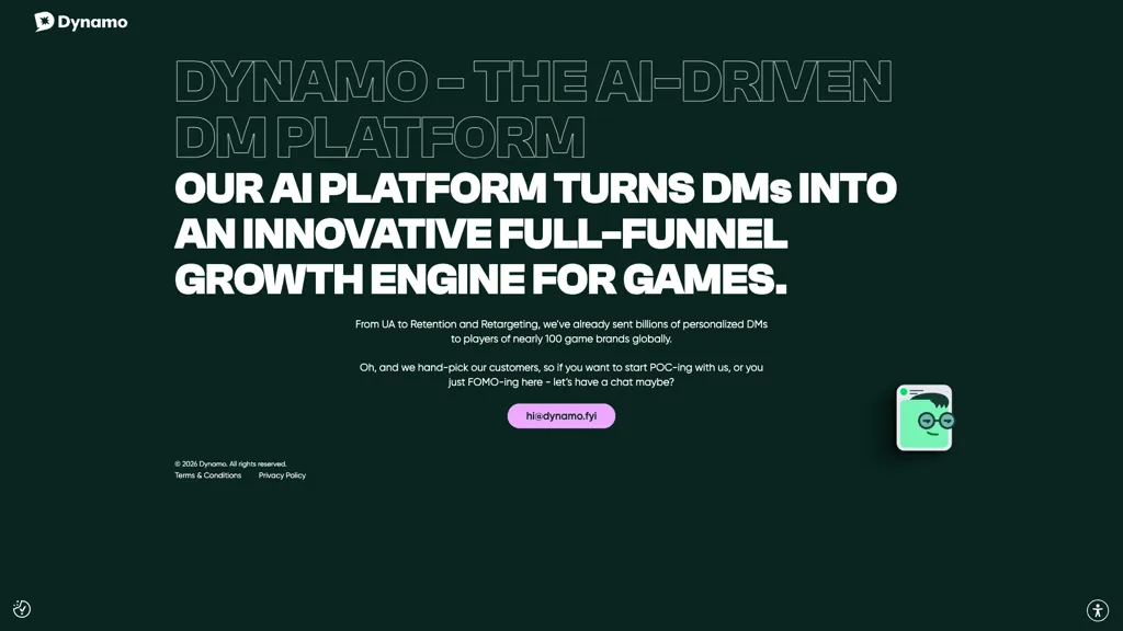 Dynamo 官网截图