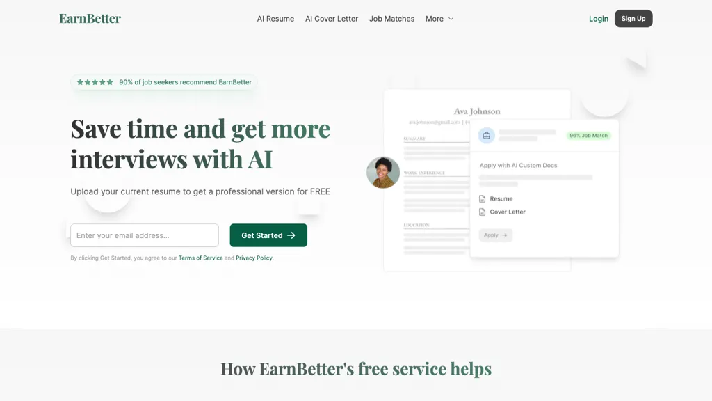 EarnBetter 官网截图