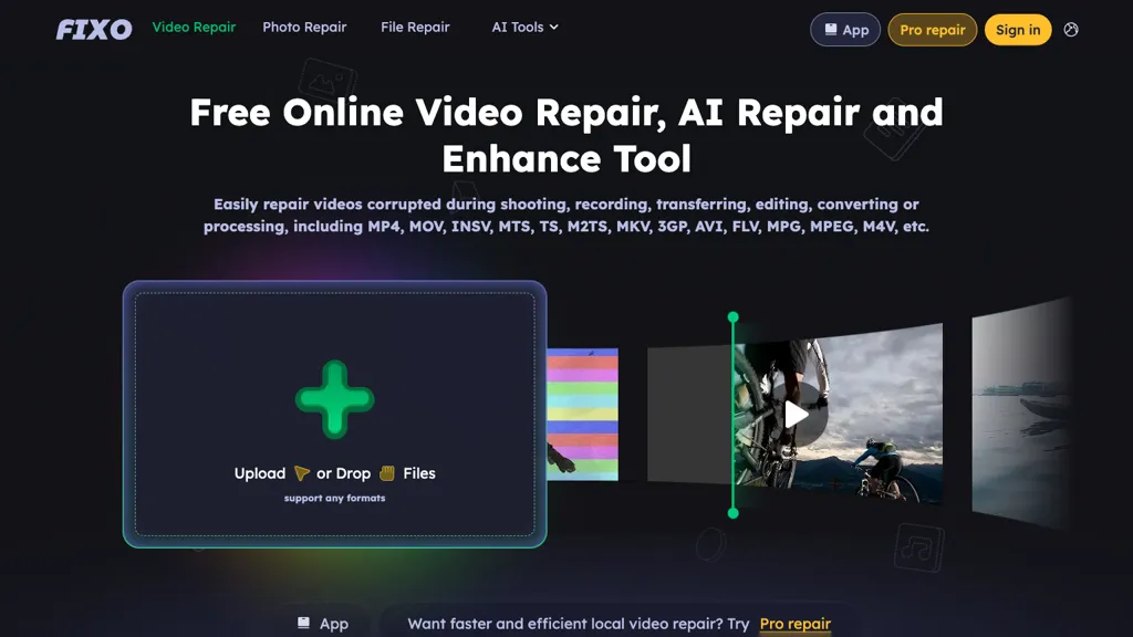EaseUS Video Repair 官网截图