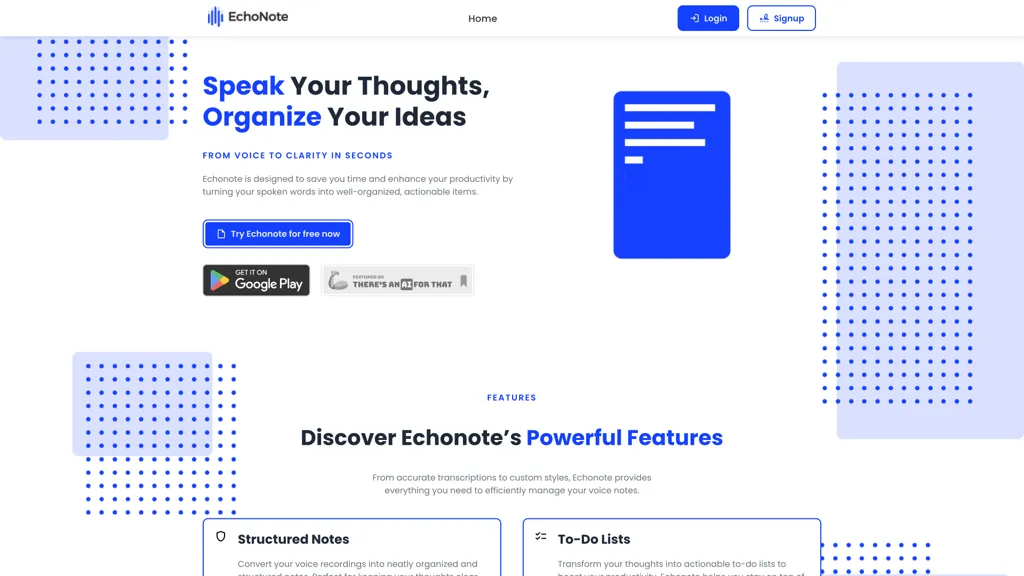 EchoNote 工具截图