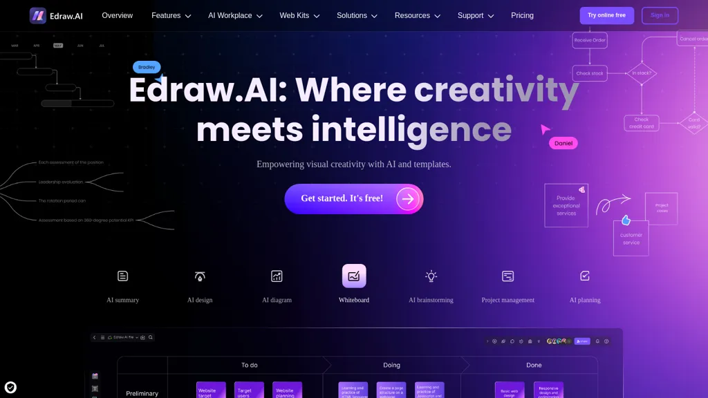 edraw ai 官网截图