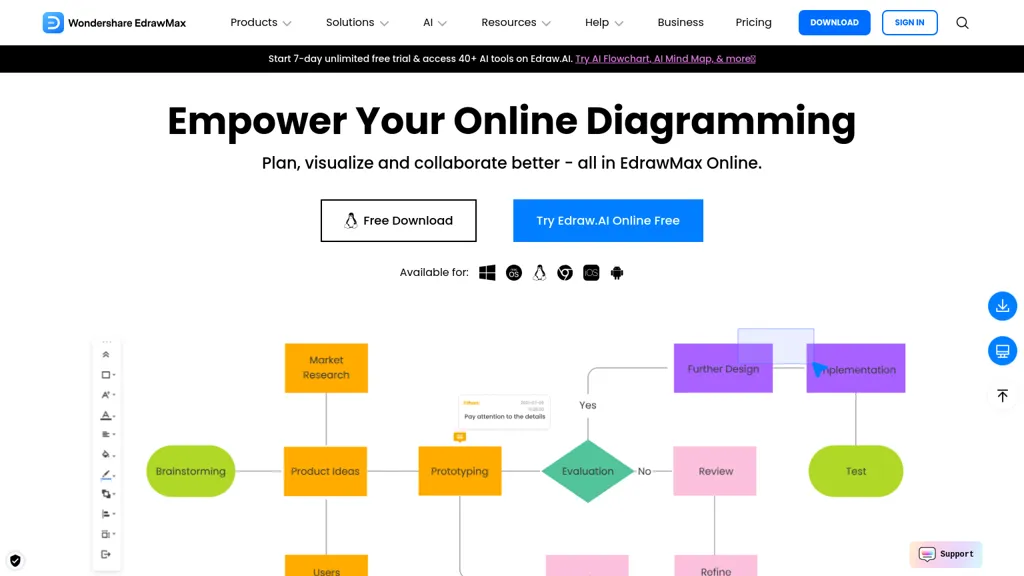 EdrawMax.com 官网截图