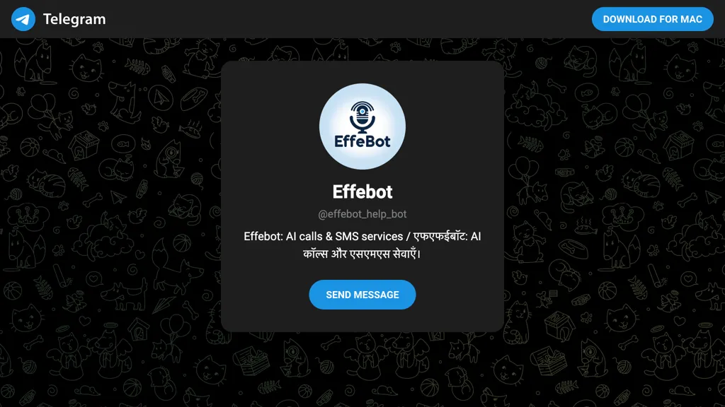 Effebot 工具截图